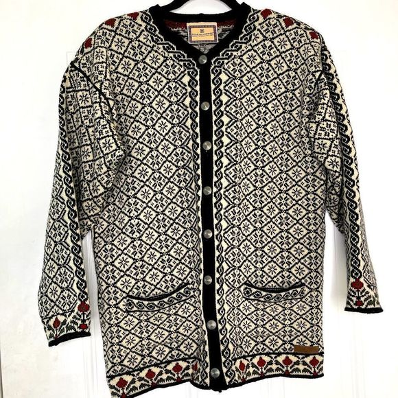 Dale of Norway Heavy Cardigan Sweater Jacket - Picture 1 of 16